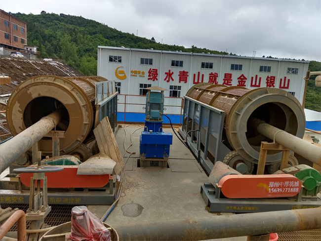 滾筒篩 客戶(hù)施工現(xiàn)場(chǎng)案例